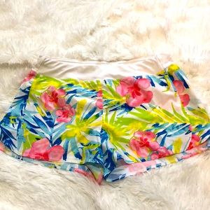 Running shorts florals size cutoff
